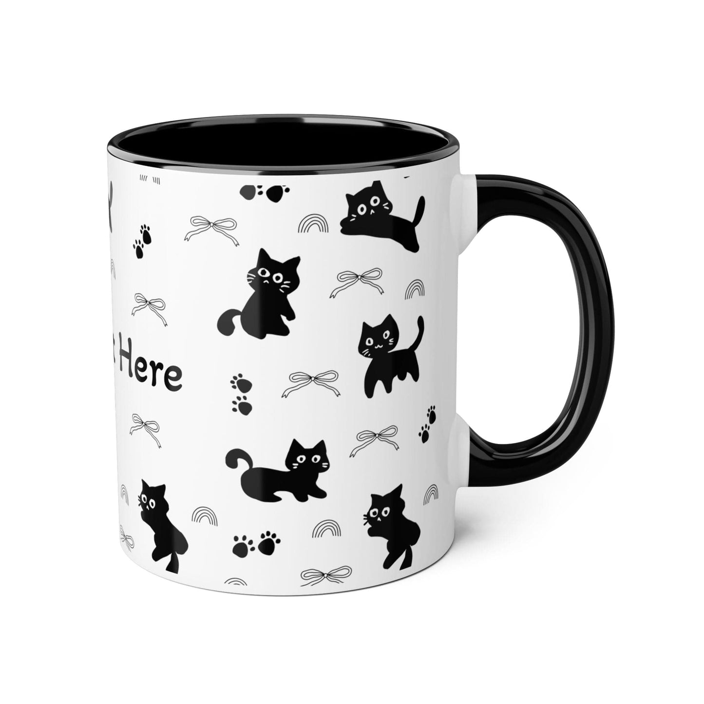 Personalized Playful Cat Mug
