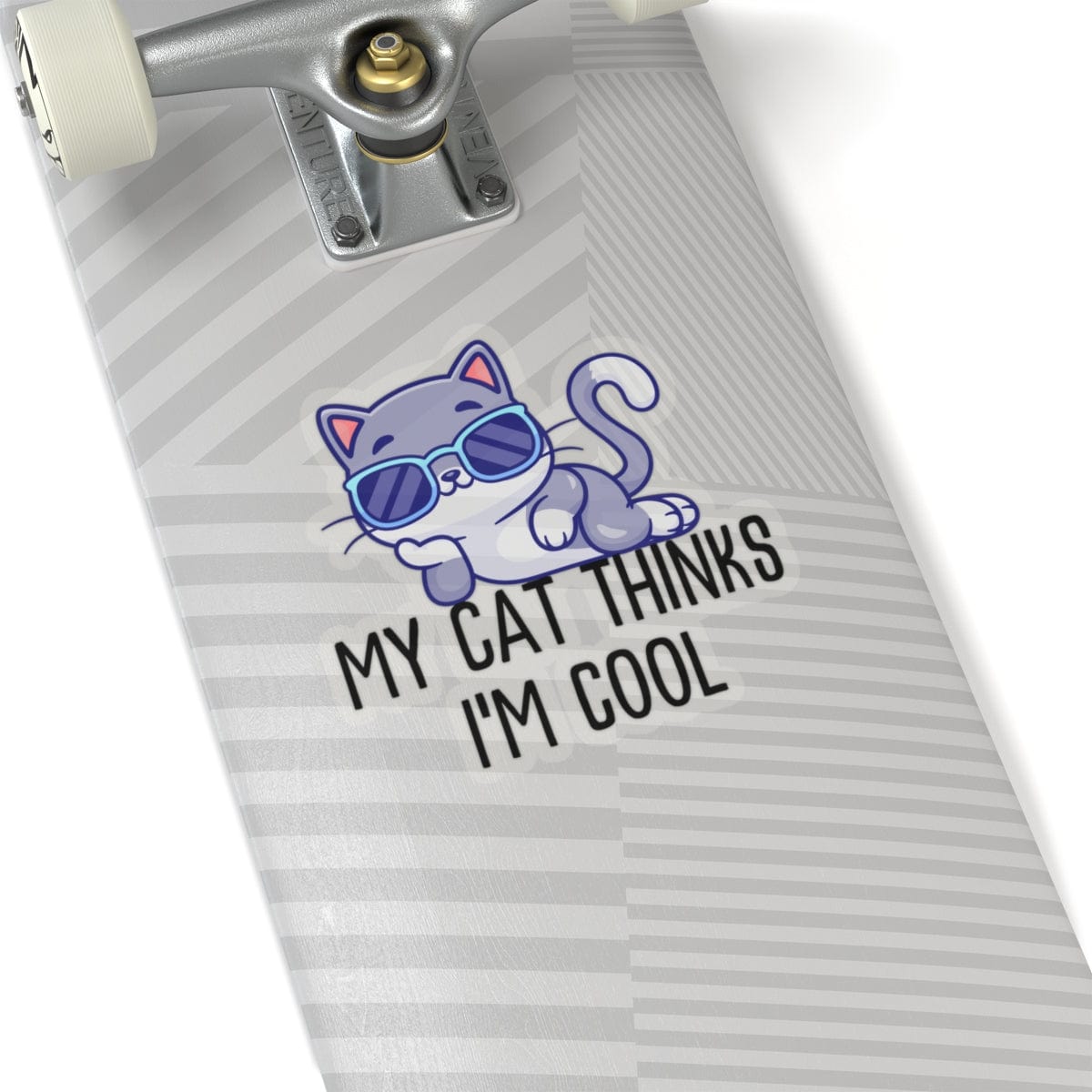 My Cat Thinks I'm Cool Sticker