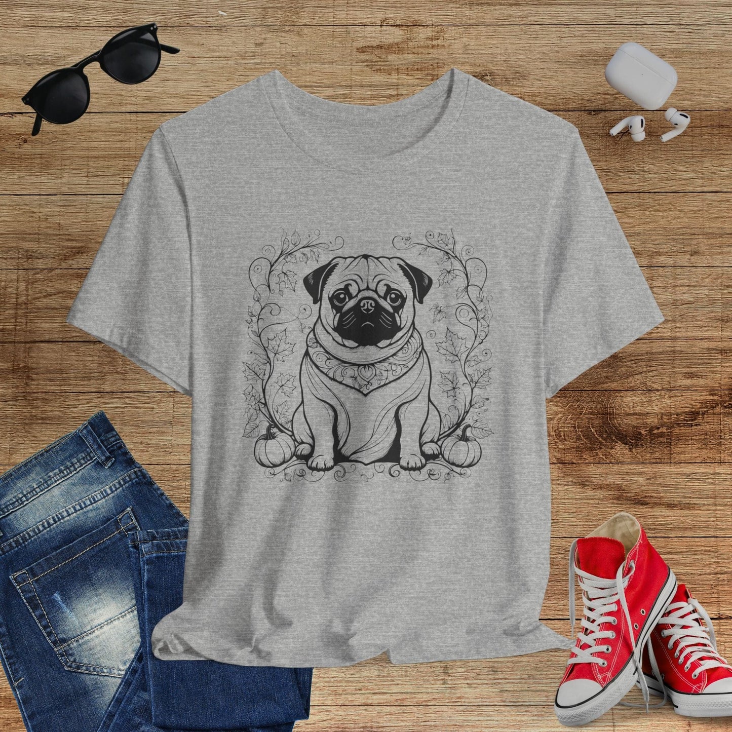 Pumpkin Pug T-Shirt