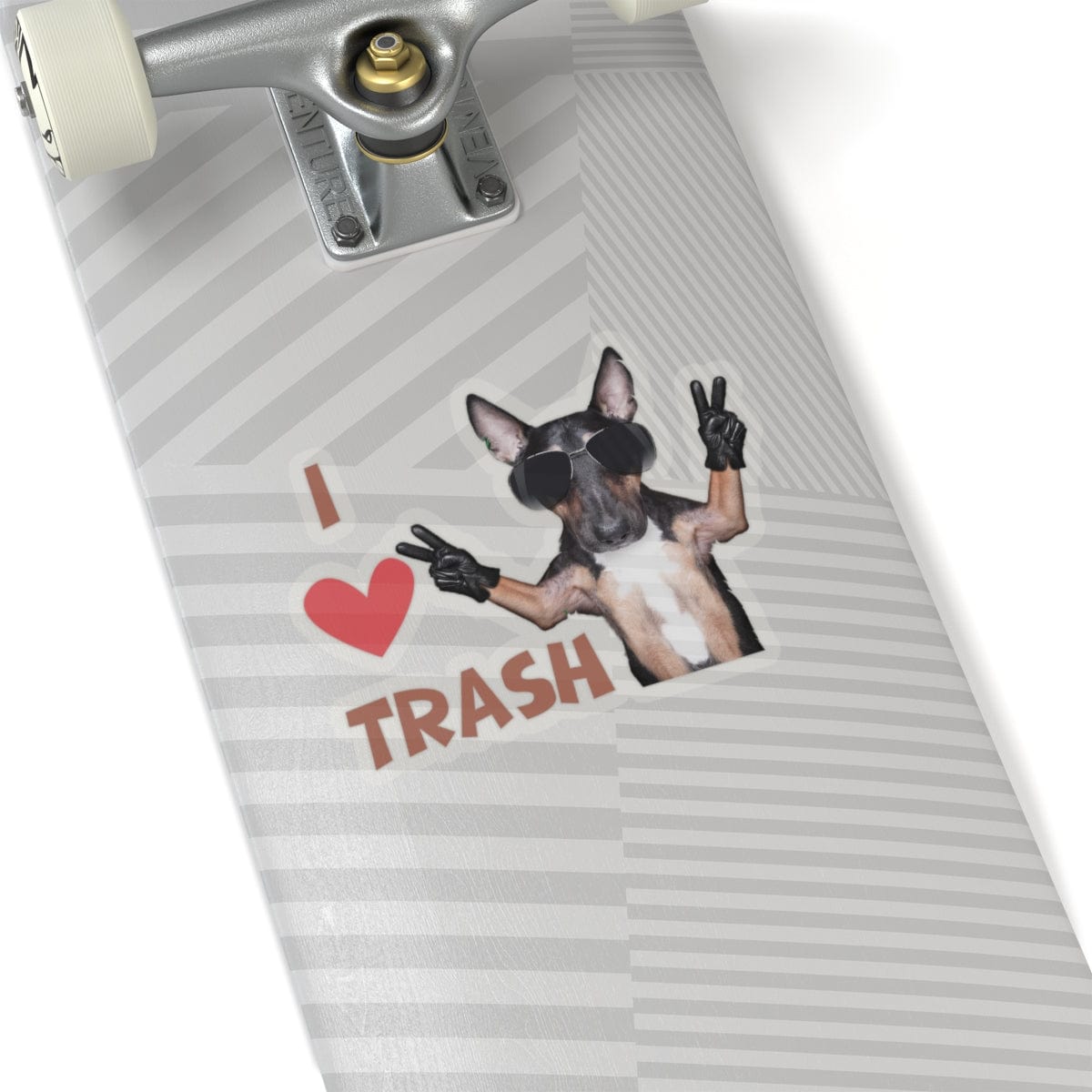 I Love Trash Sticker