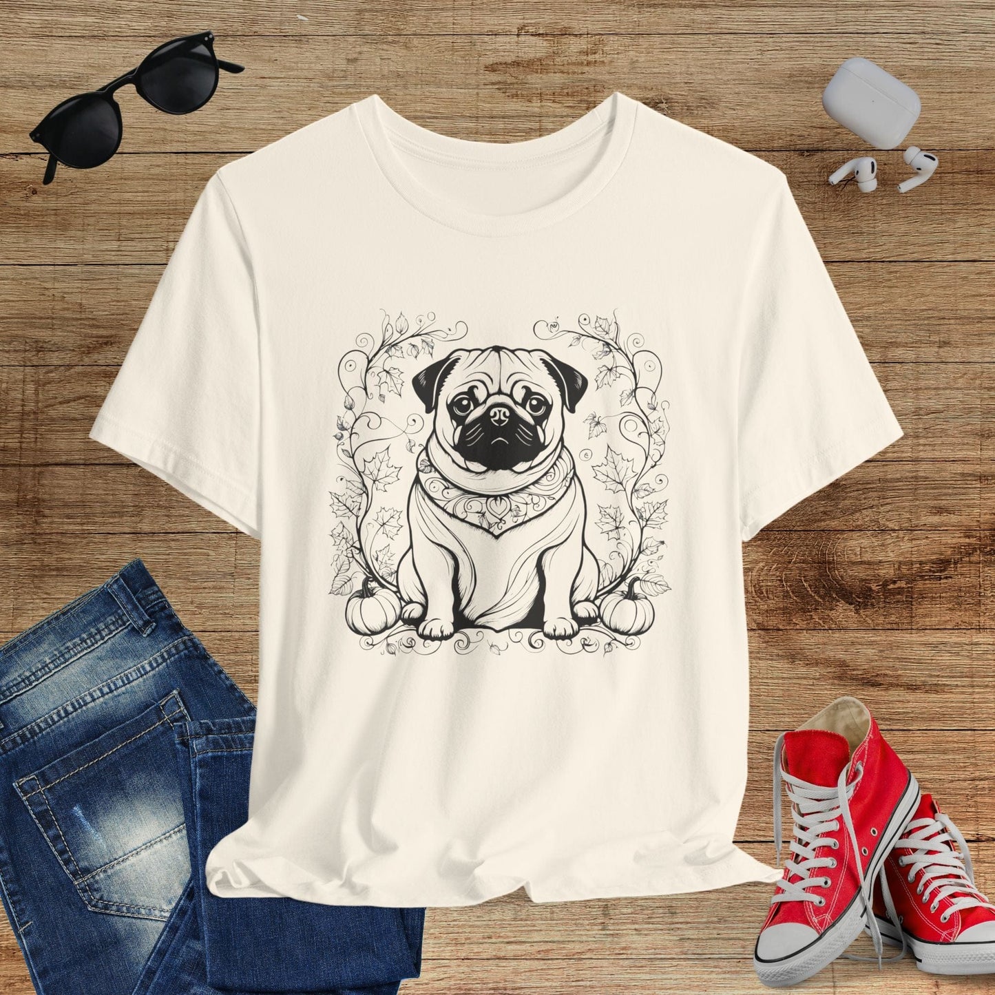 Pumpkin Pug T-Shirt