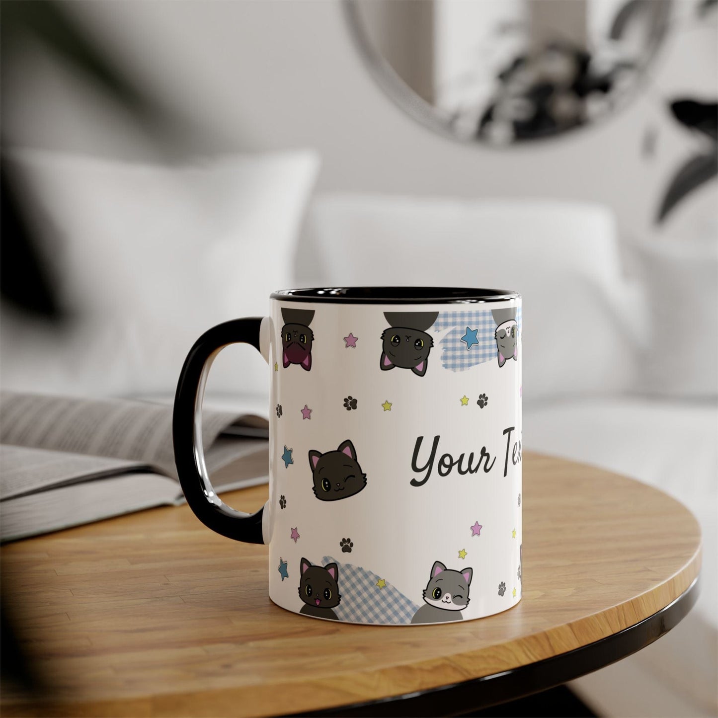 Personalized Cute Cat Mug