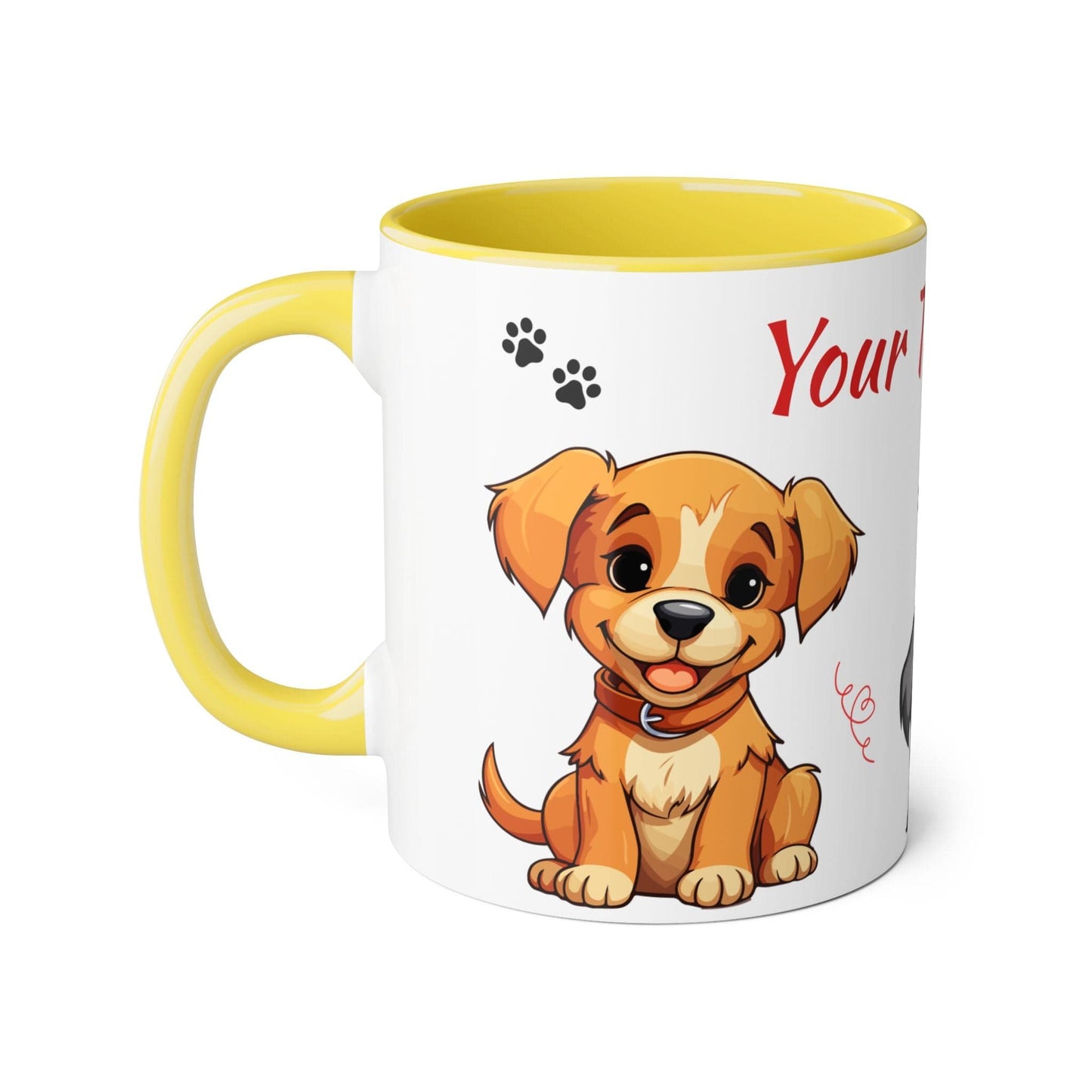 Personalized Happy Puppy Mug