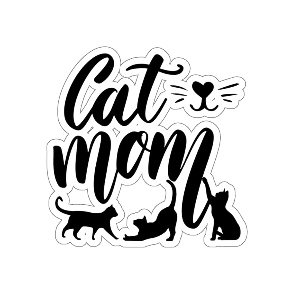Cat Mom Sticker