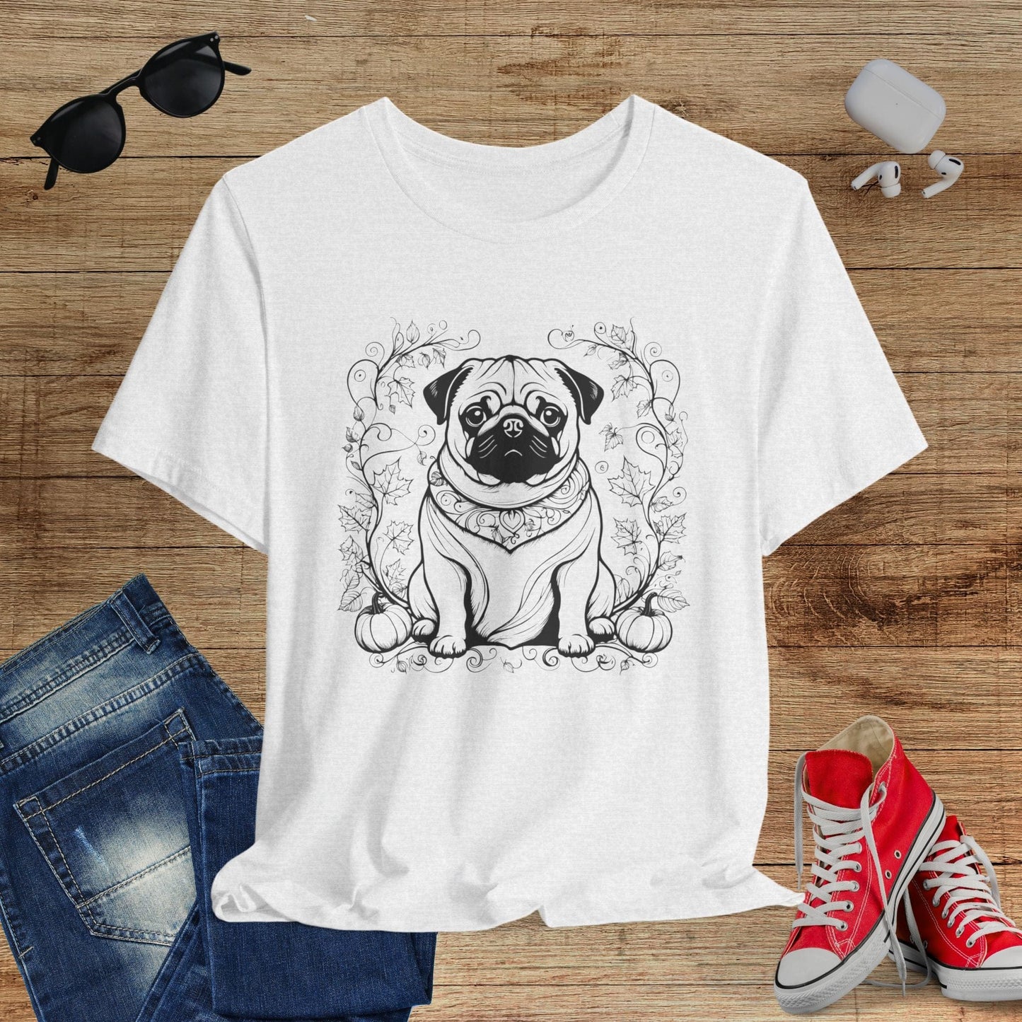 Pumpkin Pug T-Shirt