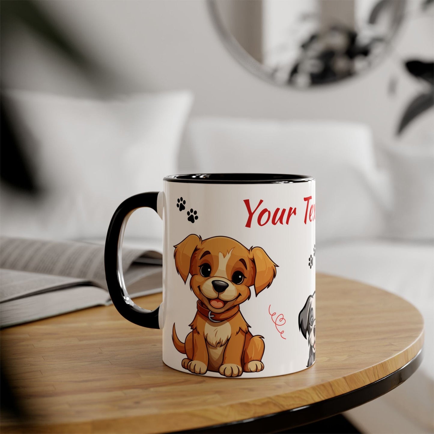 Personalized Happy Puppy Mug