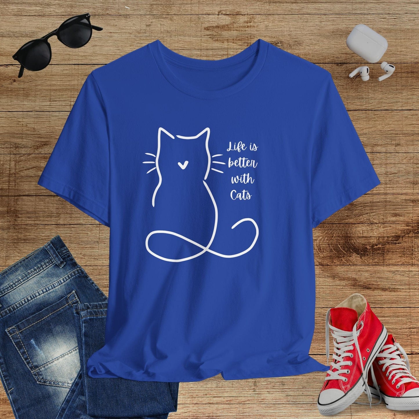 Life is better with Cats T-Shirt