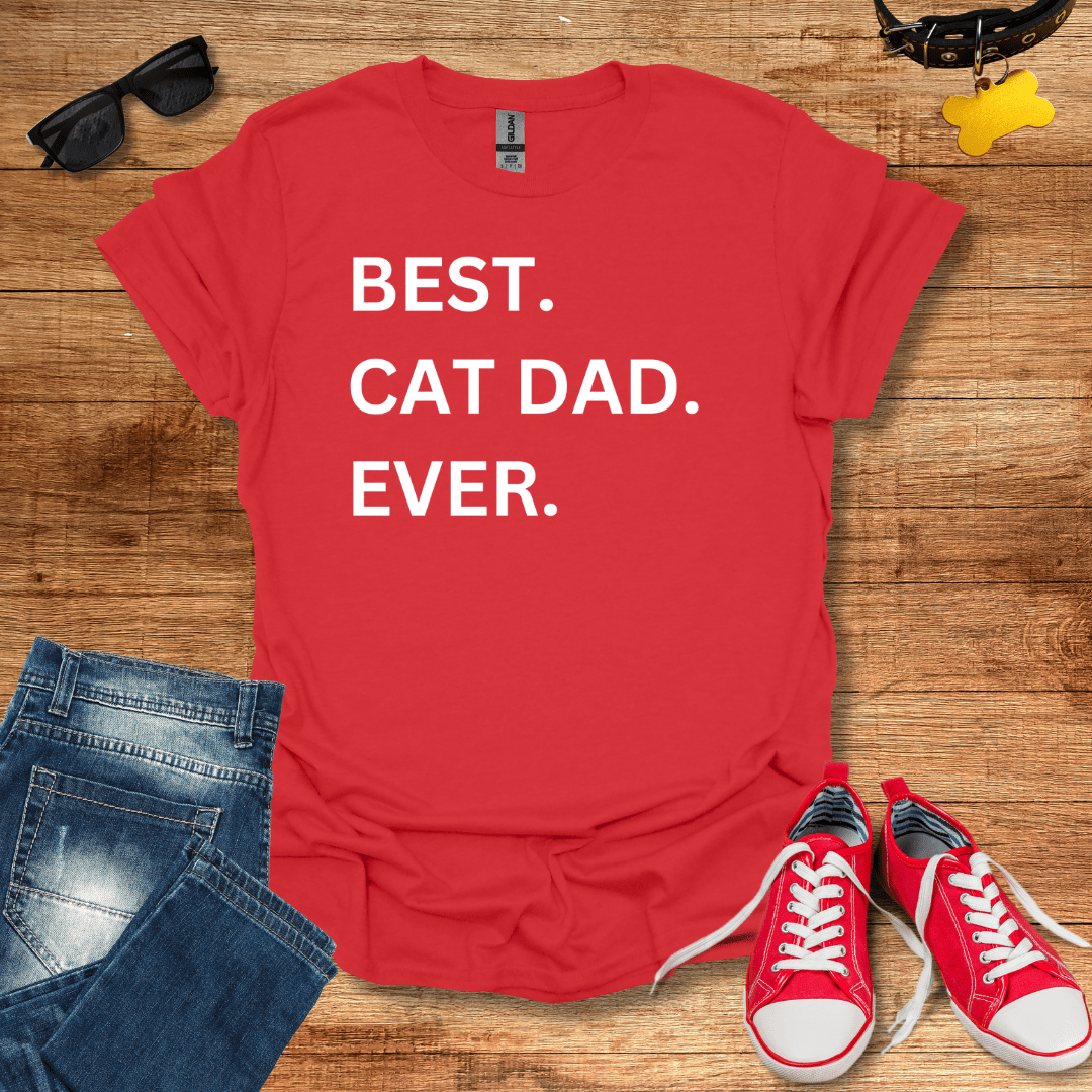 Best Cat Dad Ever T-Shirt
