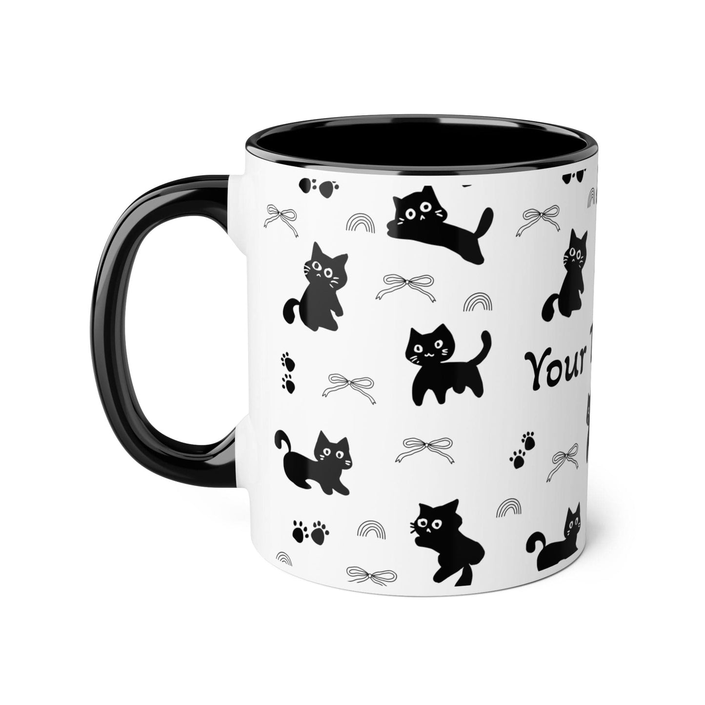 Personalized Playful Cat Mug