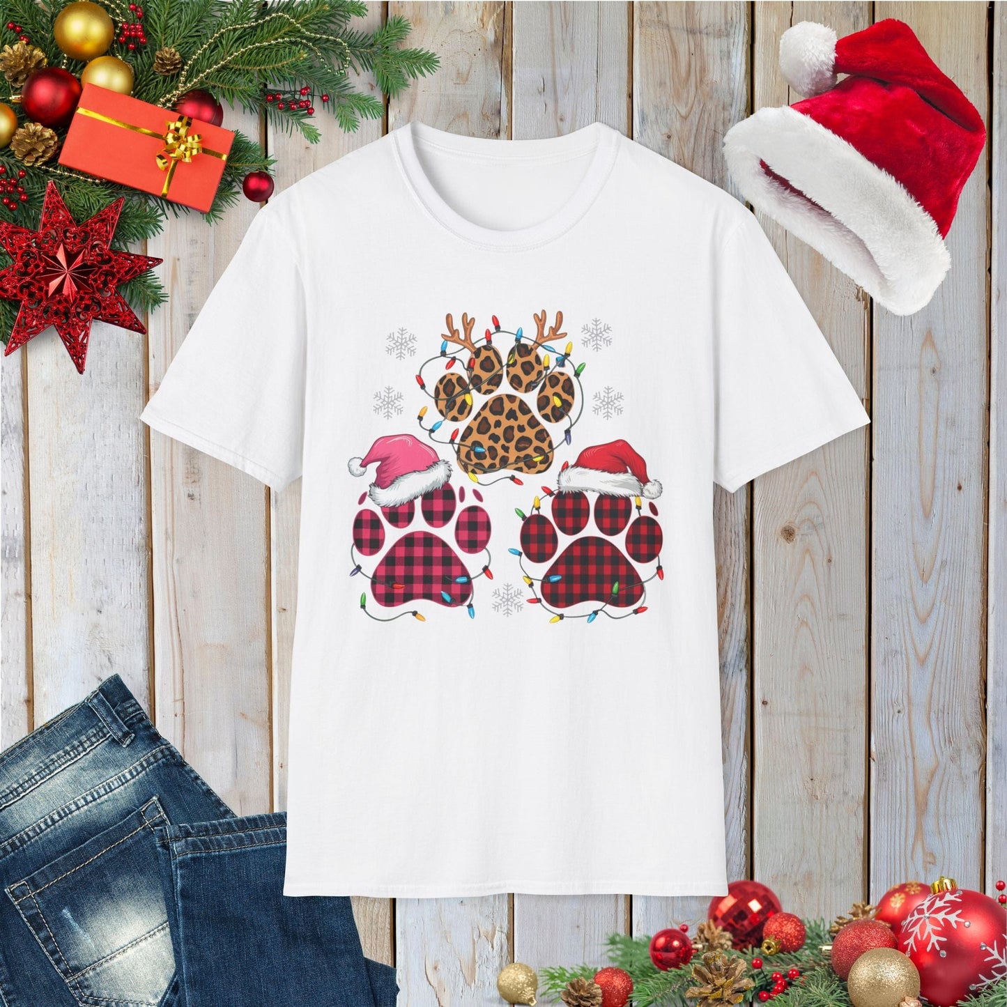 Christmas Paws T-Shirt