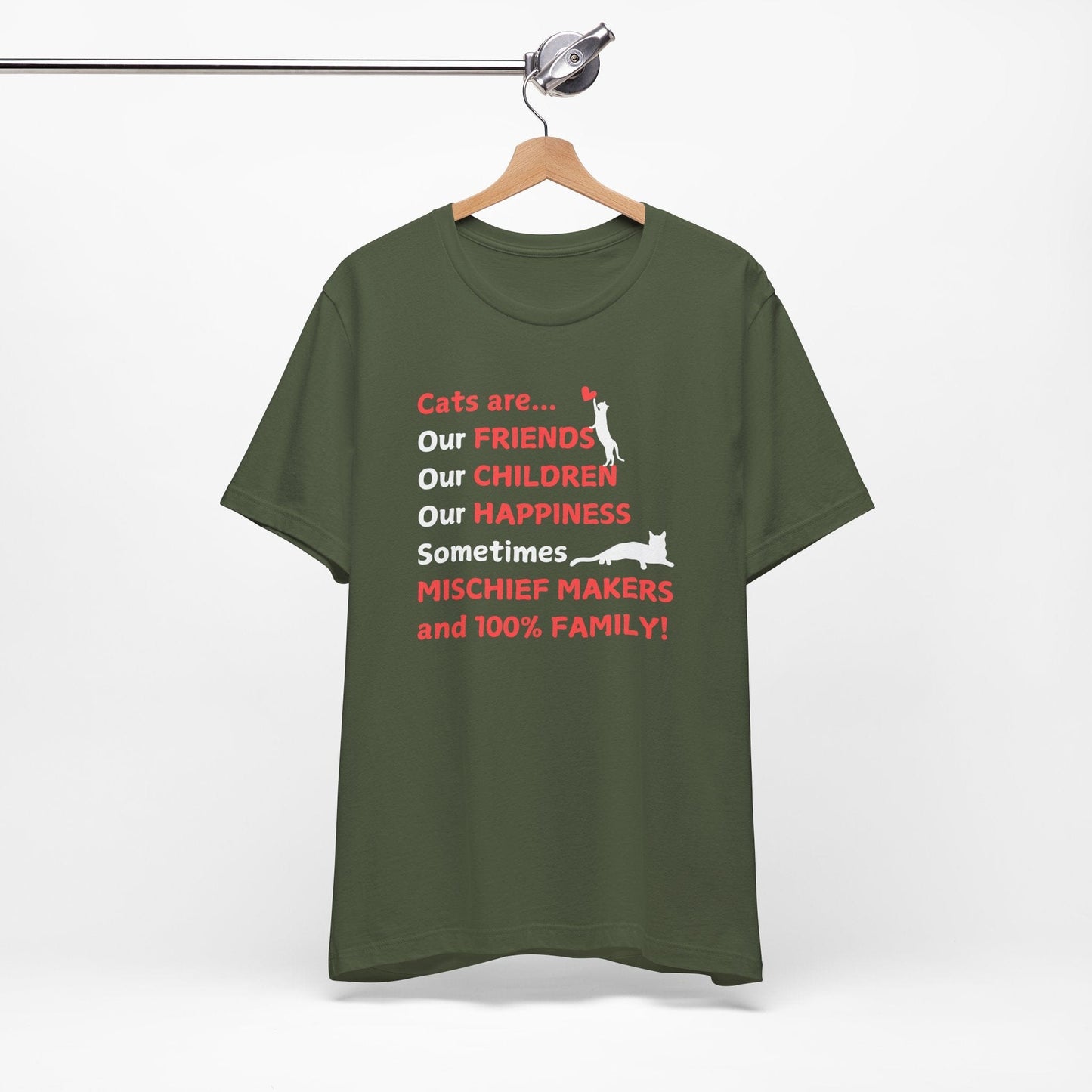 Cats Are Family T-Shirt