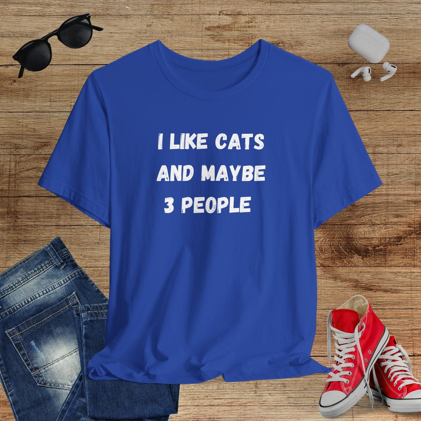 I Like Cats And Maybe 3 People T-Shirt