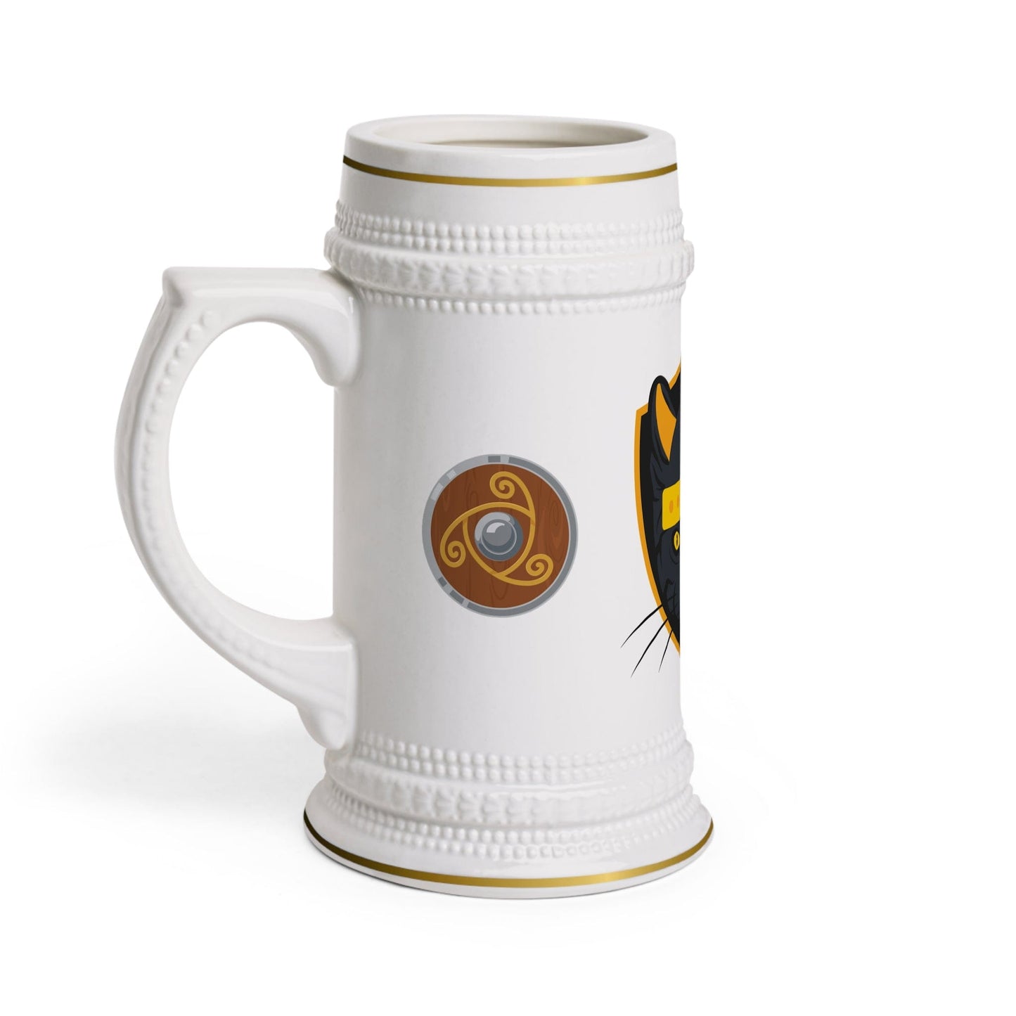 Viking Cat Stein Mug