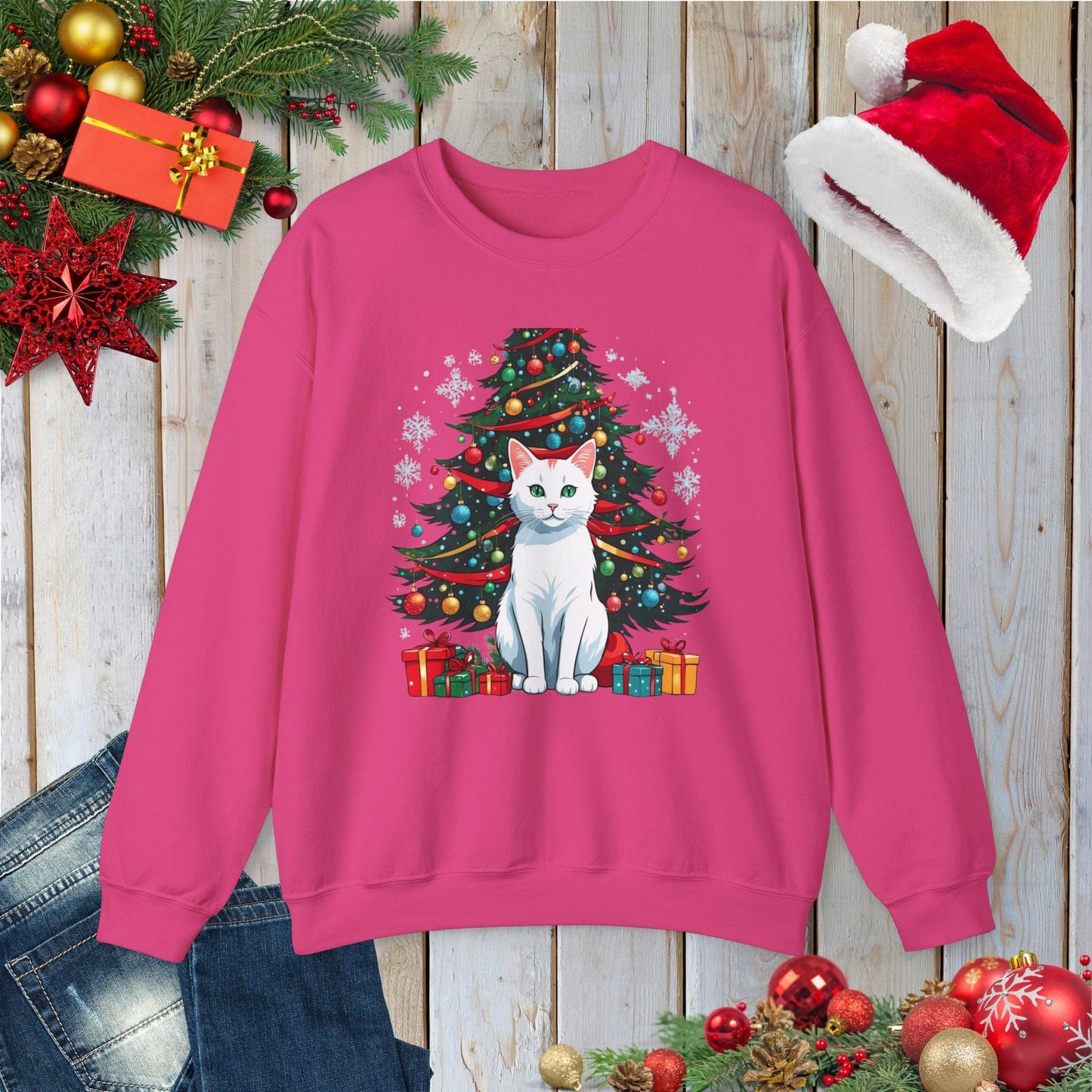 Christmas Kitty Sweatshirt