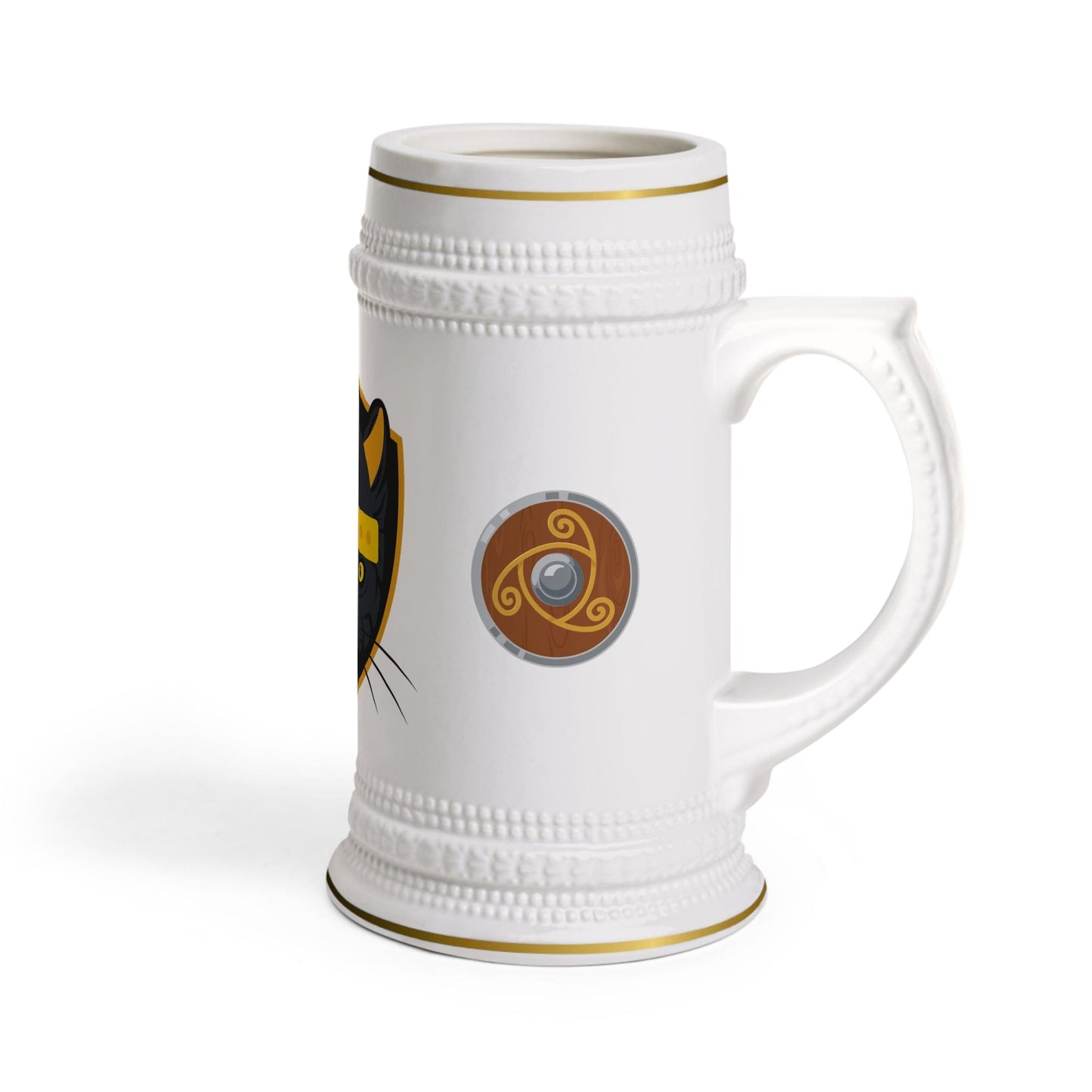 Viking Cat Stein Mug
