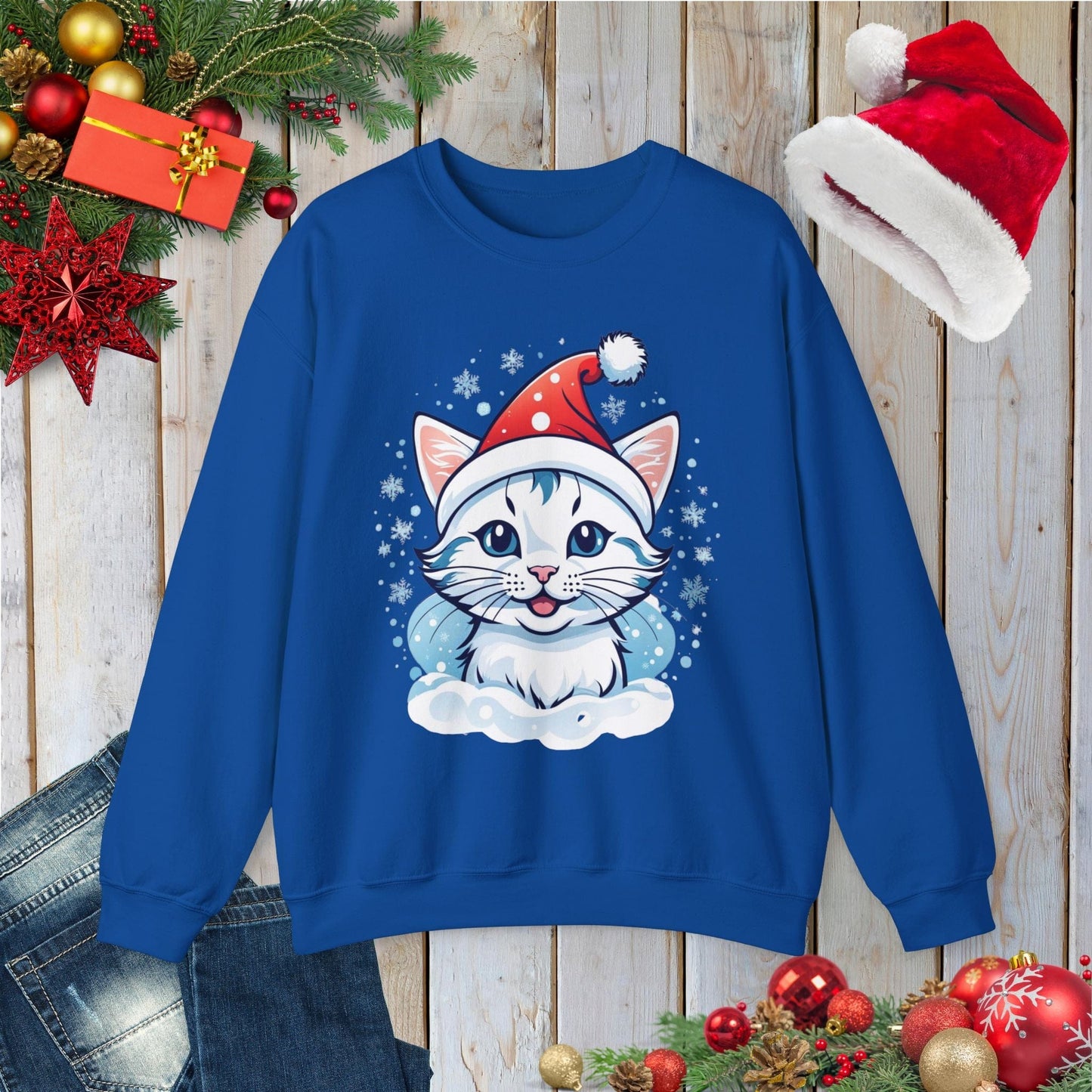 Snowy Kitty Sweatshirt