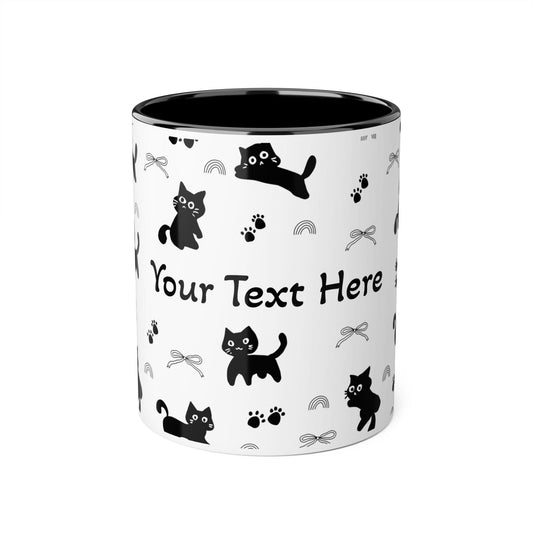Personalized Playful Cat Mug