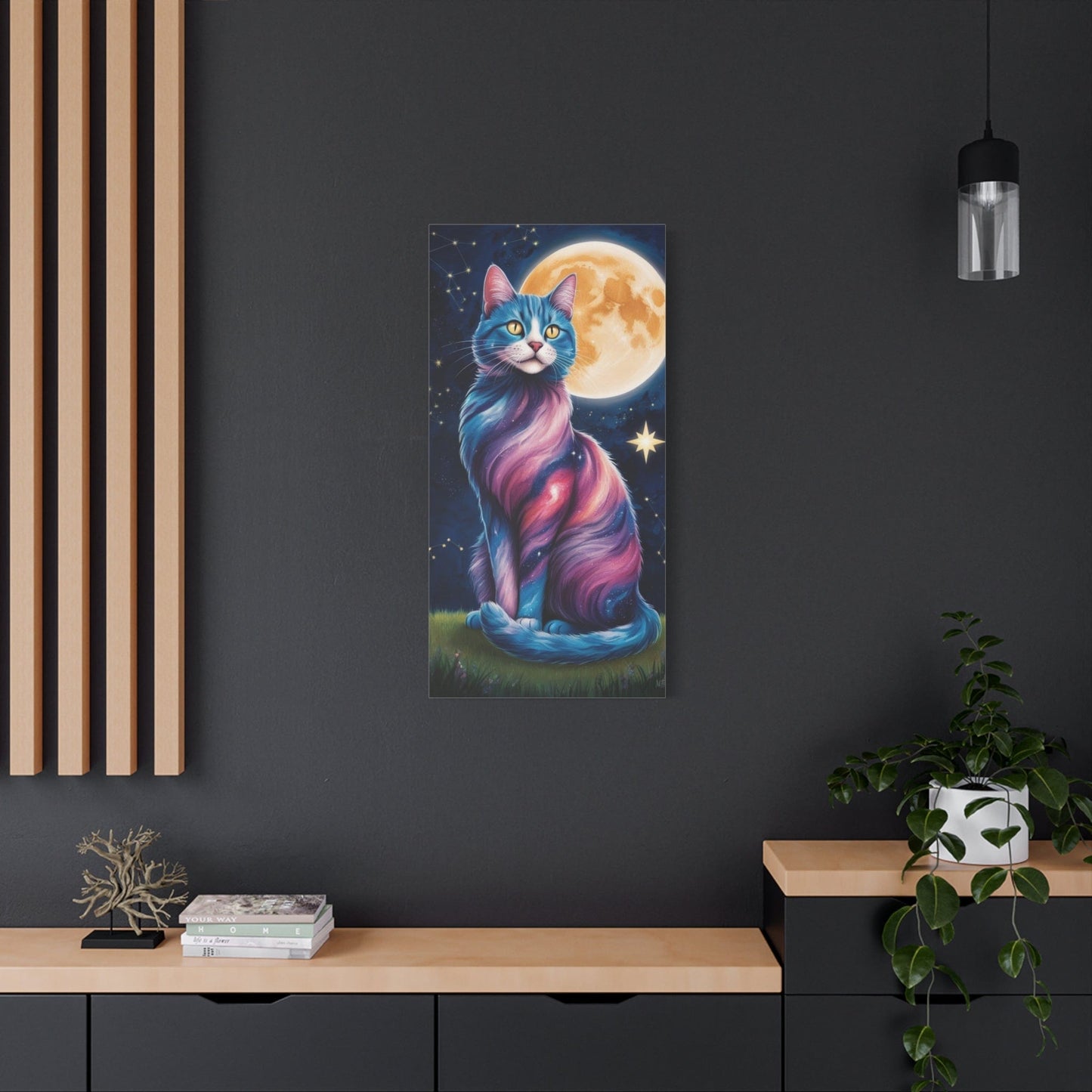 Cosmic Paws Canvas Art