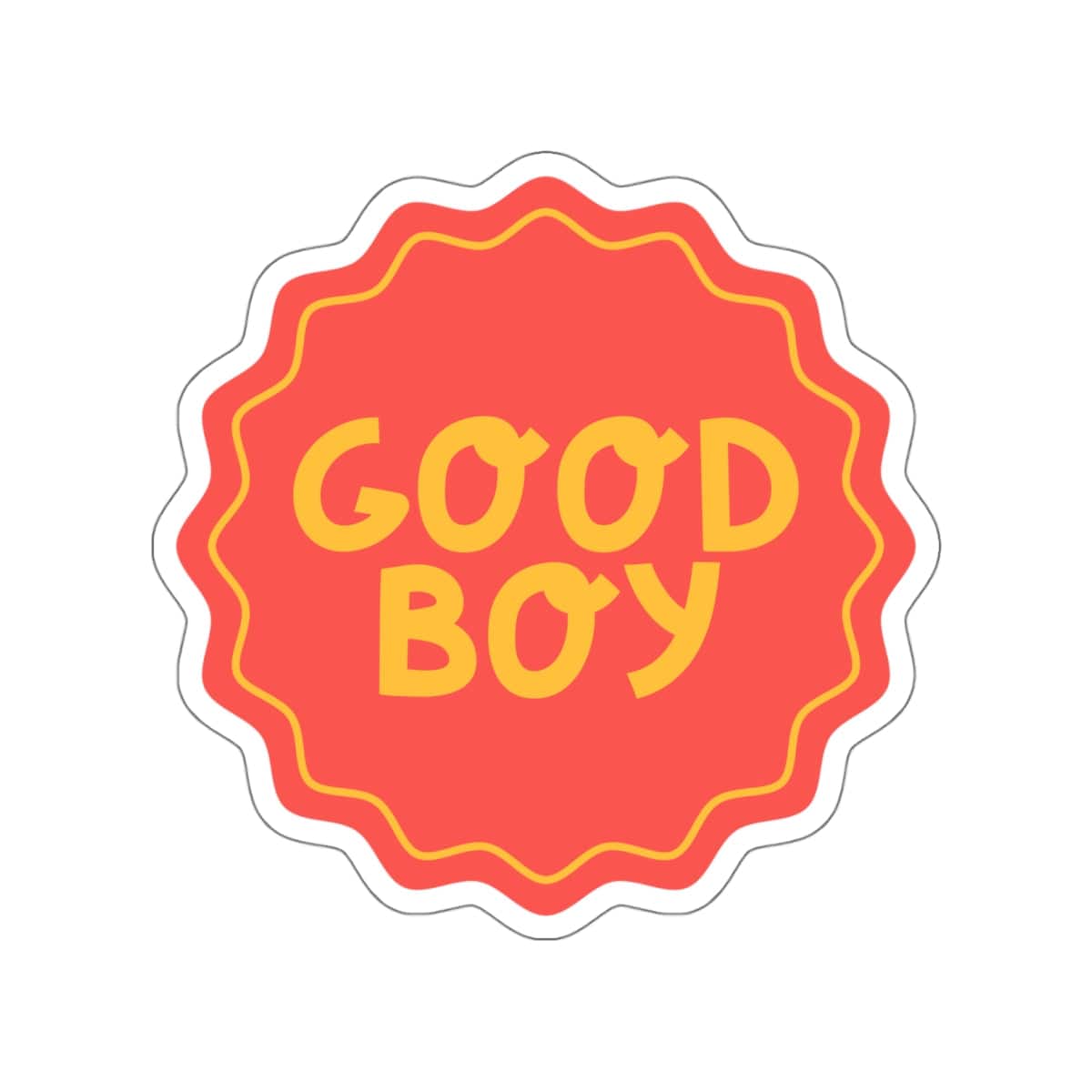 Good Boy Sticker