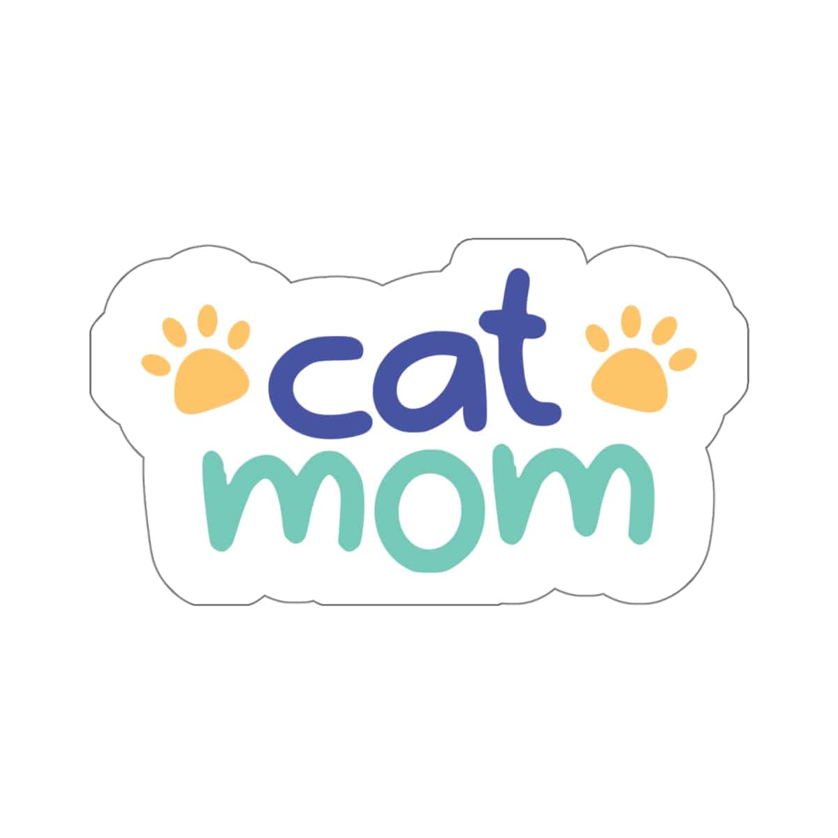 Cat Mom Sticker