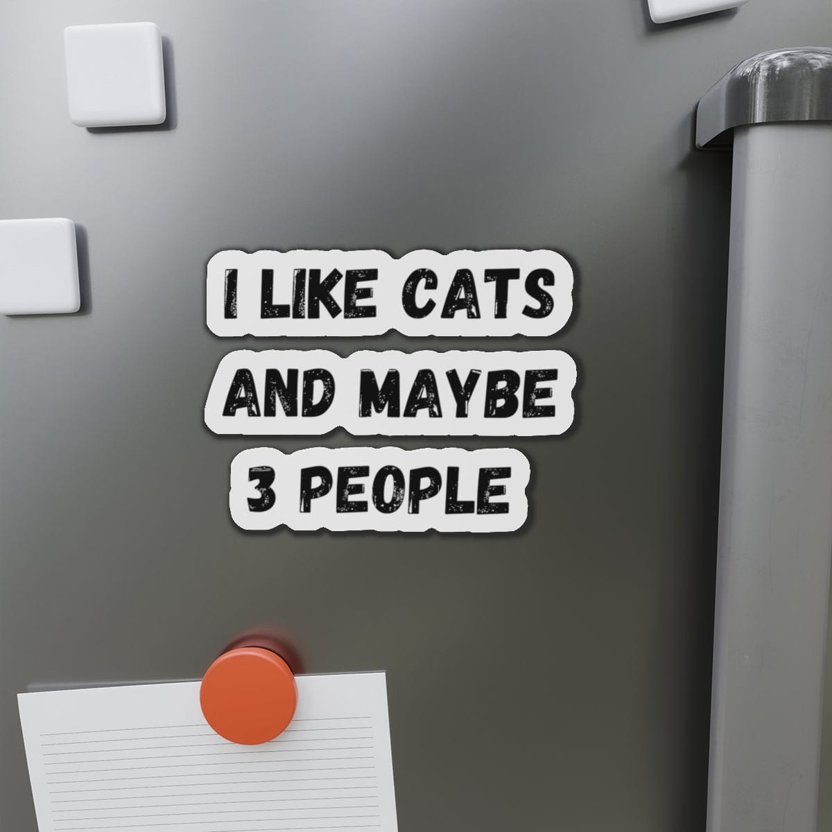 I Like Cats And Maybe 3 People Magnet