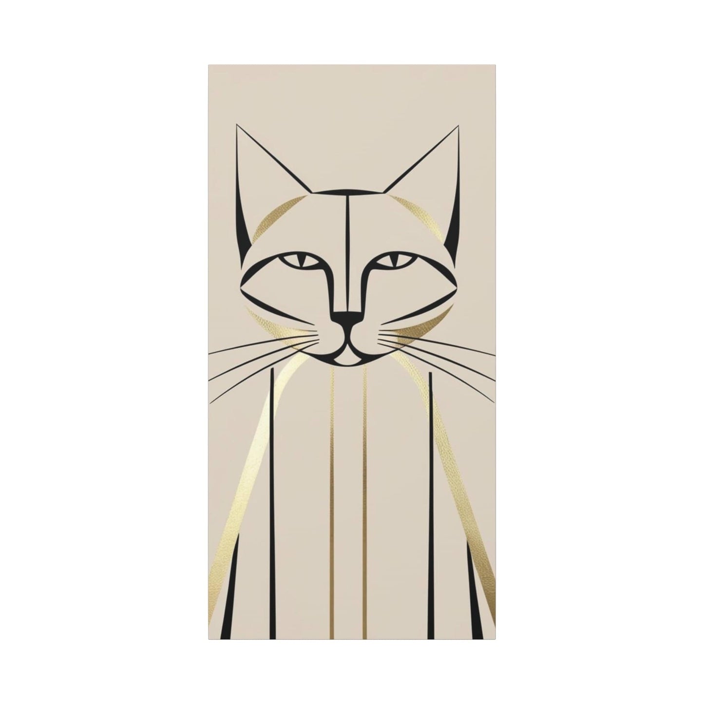 Elegant Whiskers Canvas Art