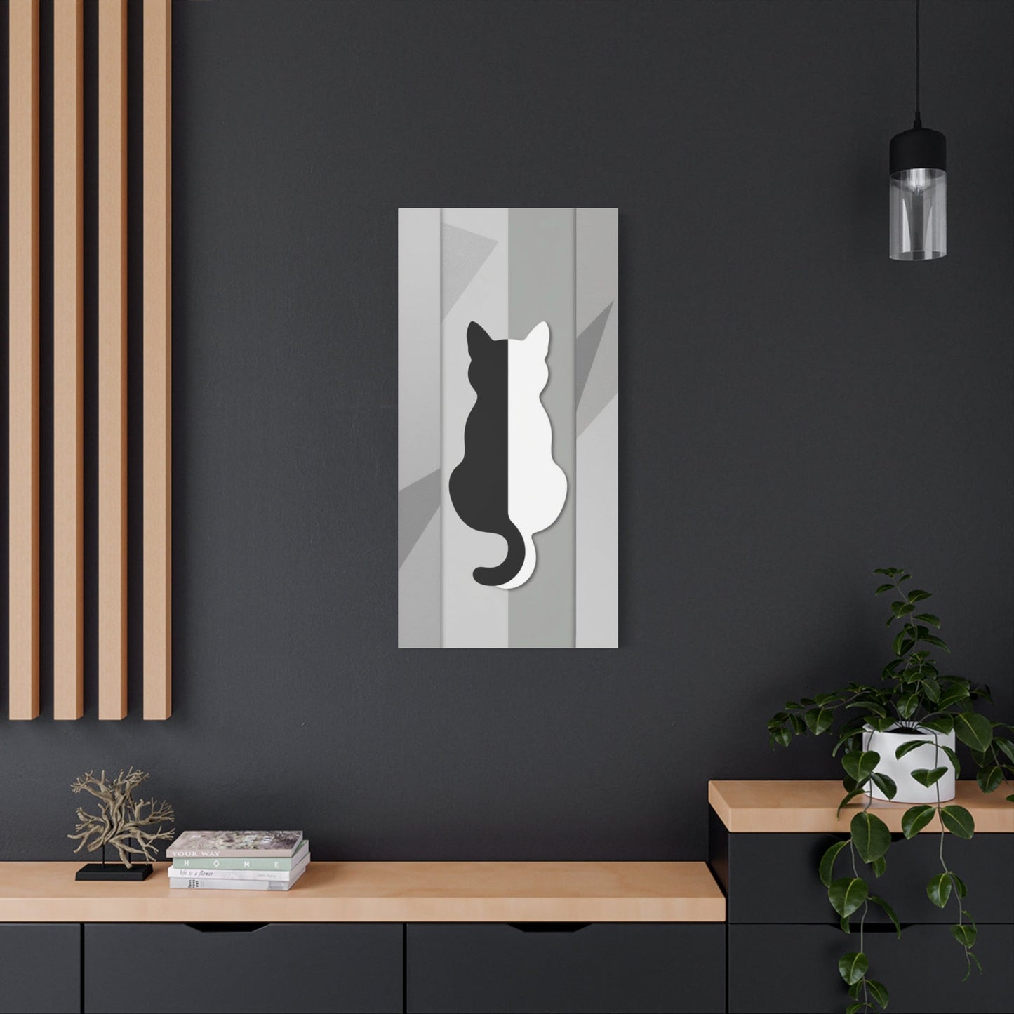 Dual Whiskers Canvas Art