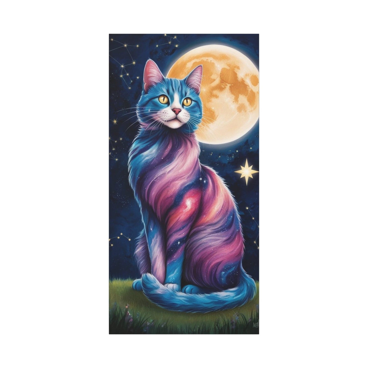 Cosmic Paws Canvas Art