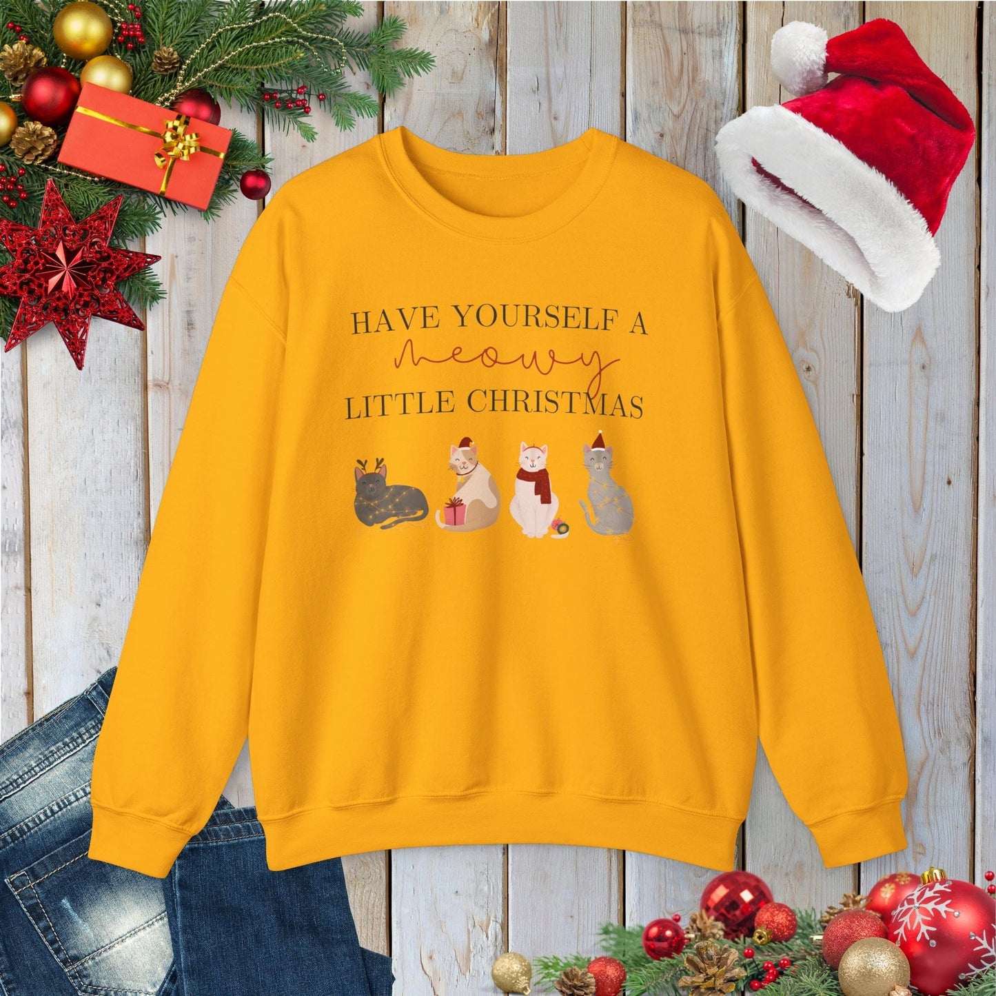 Meowy Little Christmas Sweatshirt