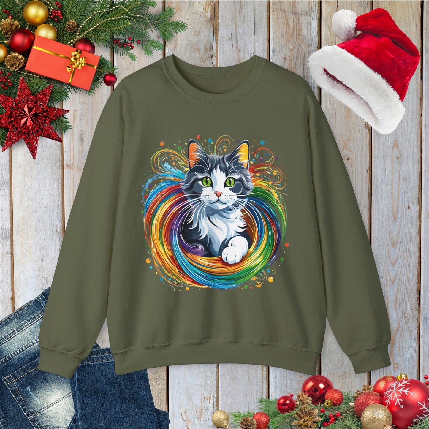 Cat Colors Sweatshirt