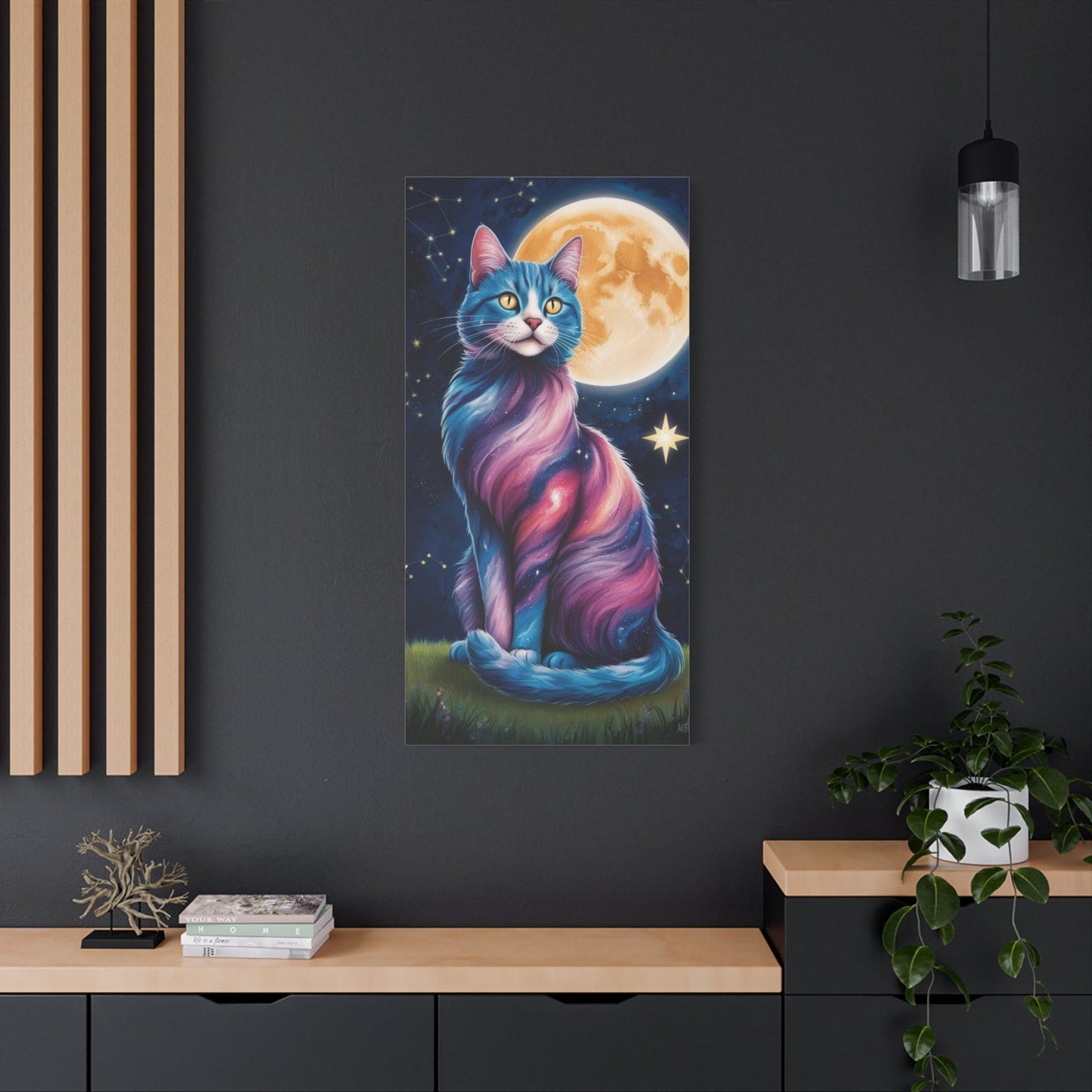 Cosmic Paws Canvas Art