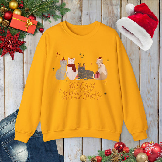 Meowy Christmas Sweatshirt