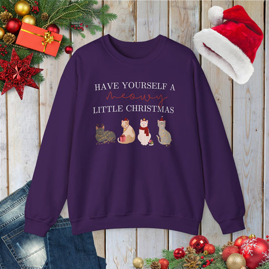 Meowy Little Christmas Sweatshirt