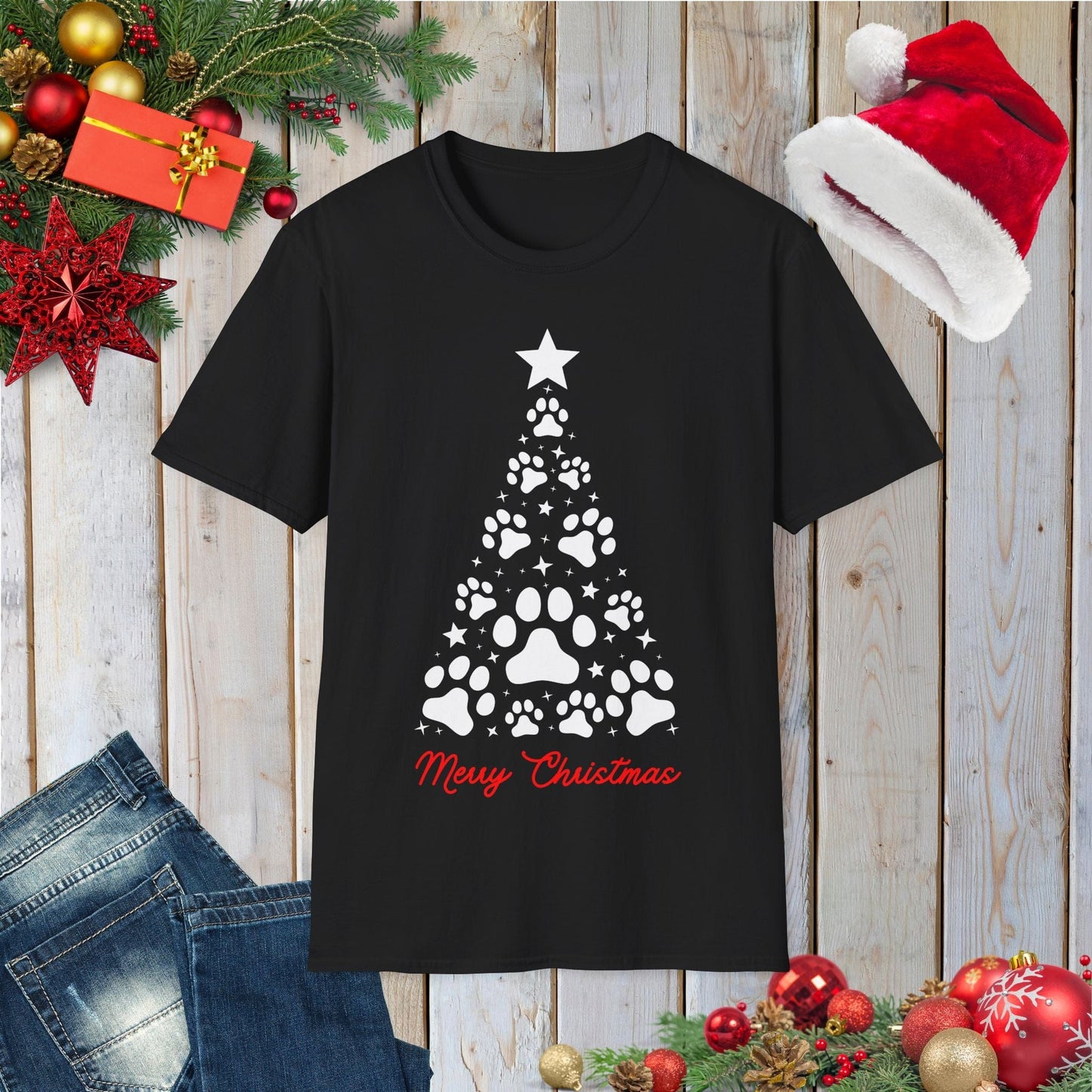 Festive Paws T-Shirt