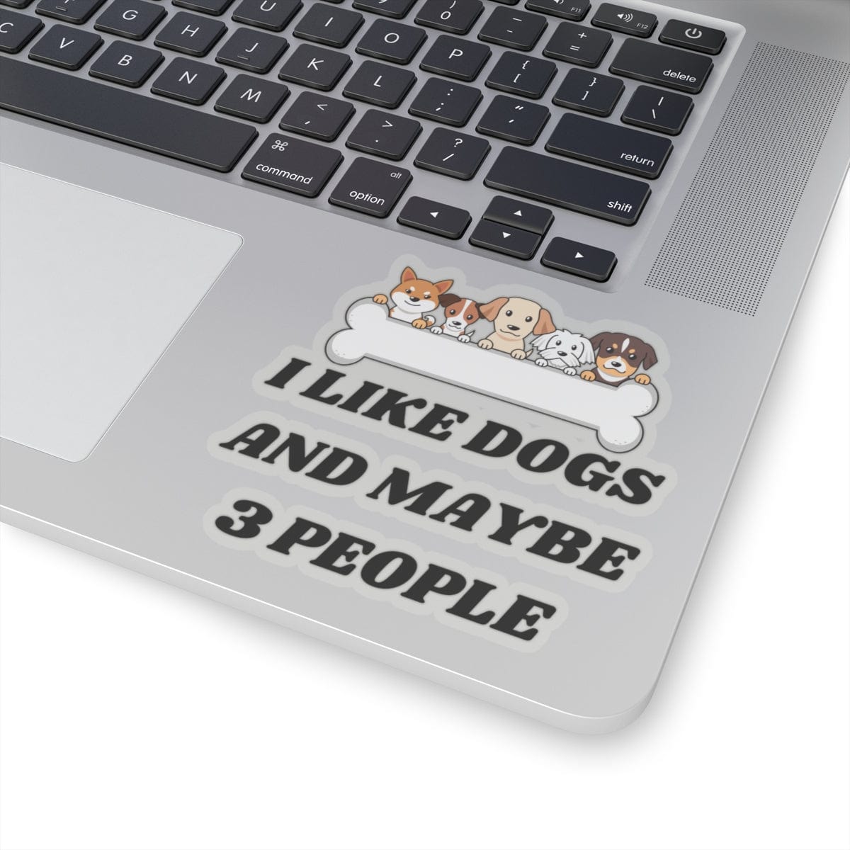 I like Dogs And Maybe 3 People Sticker