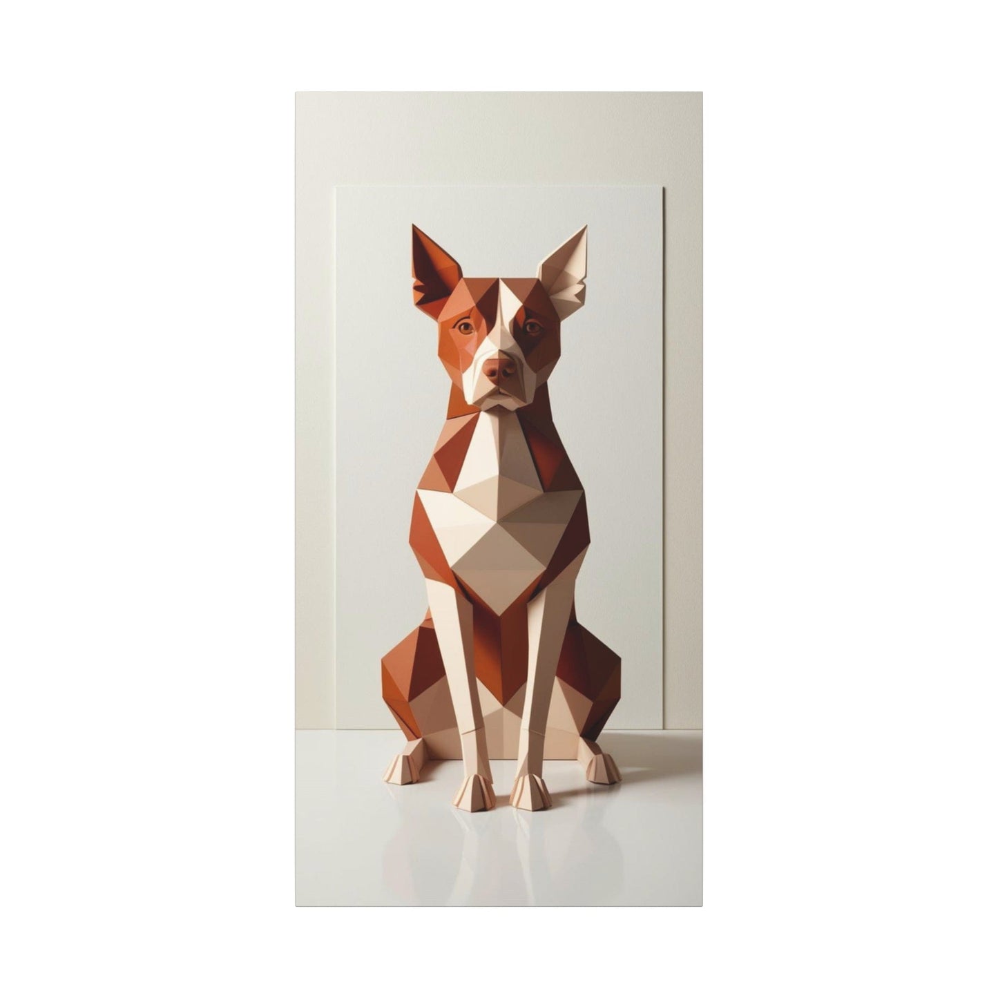 Abstract Canine Canvas Art