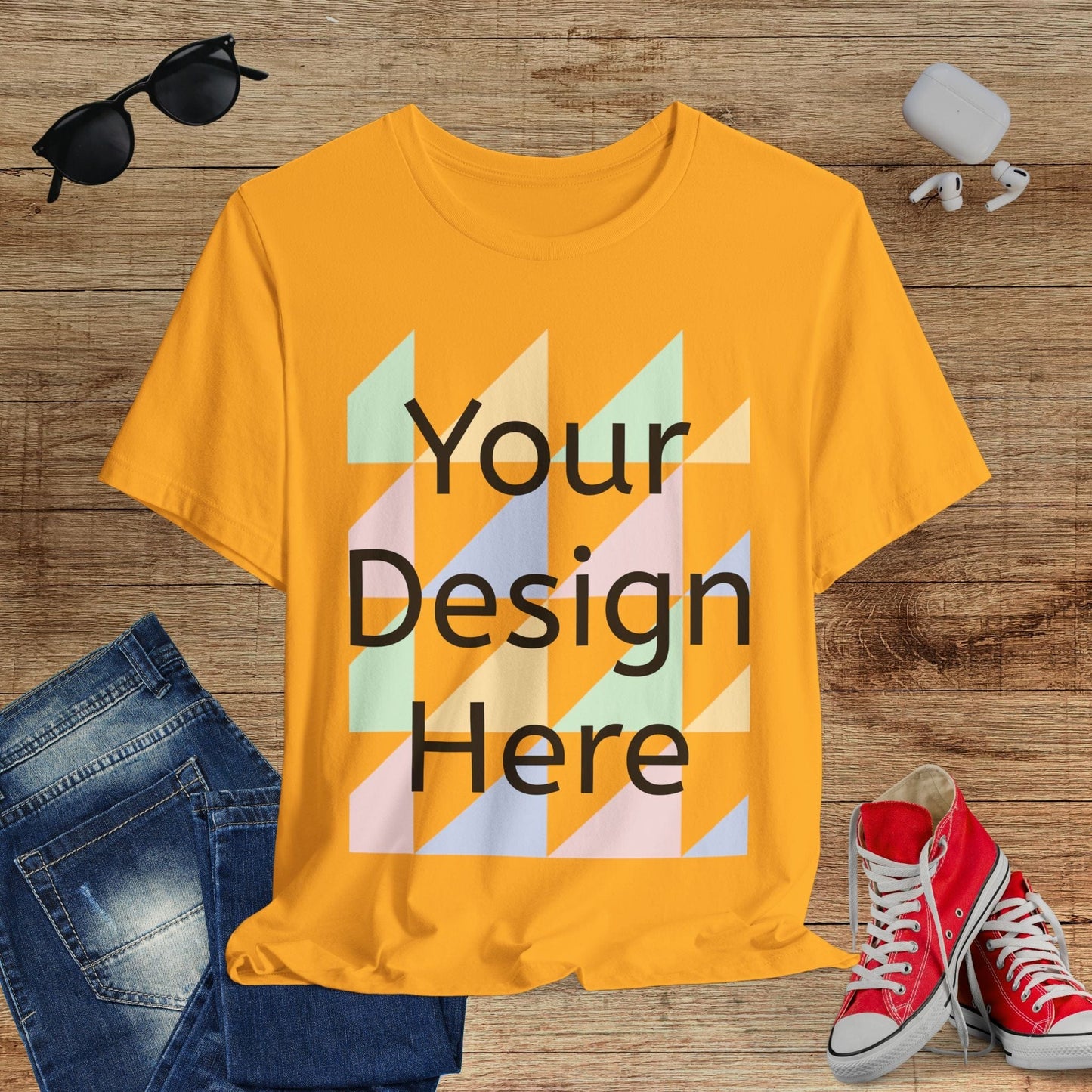 Personalized Unisex Jersey Short Sleeve T-Shirt