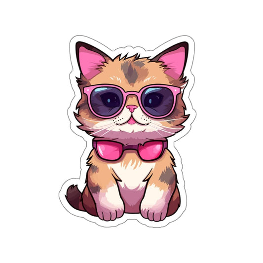 Kawaii Cat Vibes Sticker