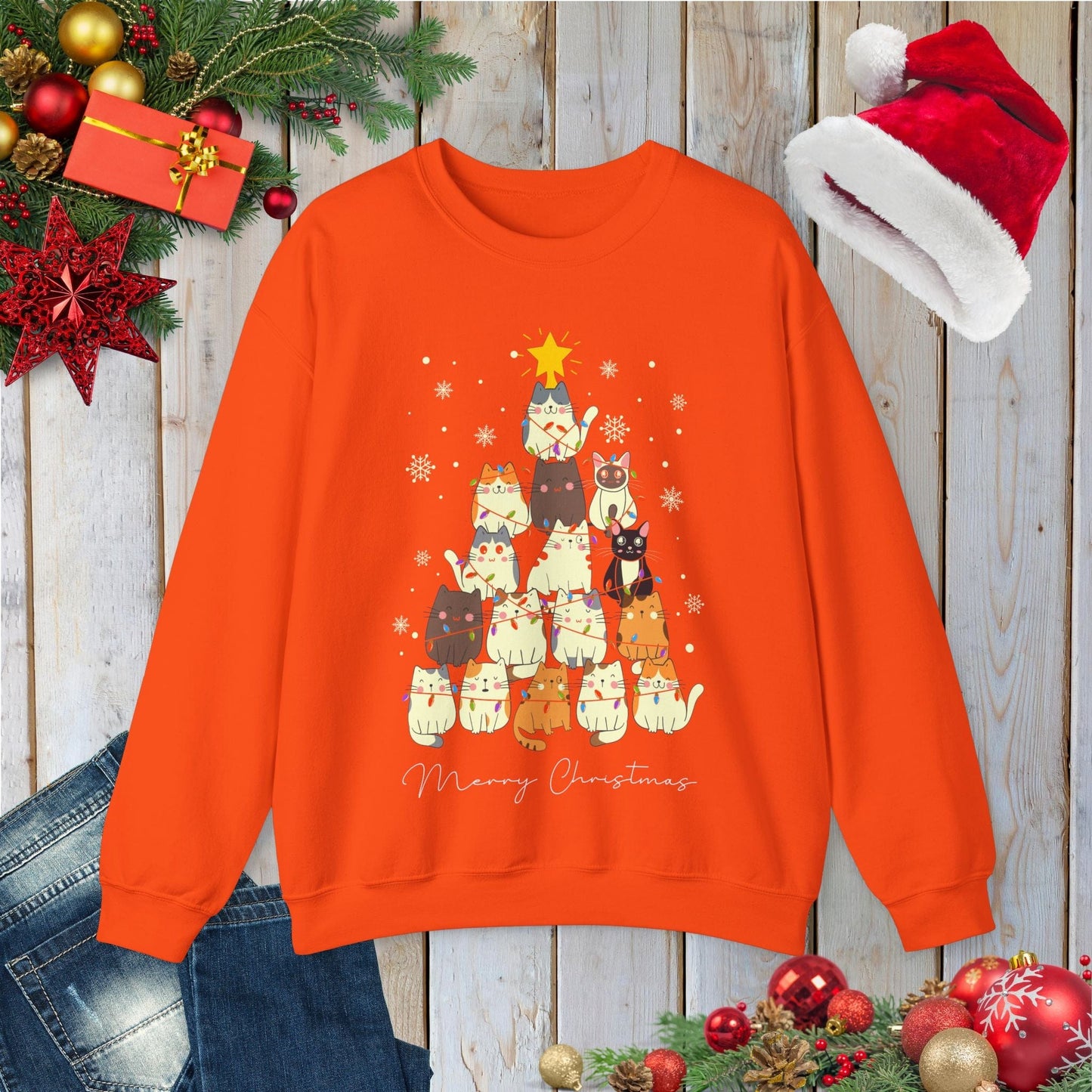 Catmas Tree Sweatshirt