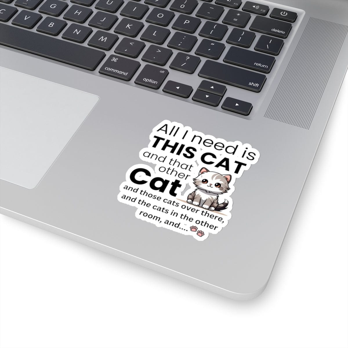 All I Need Is This Cat Sticker