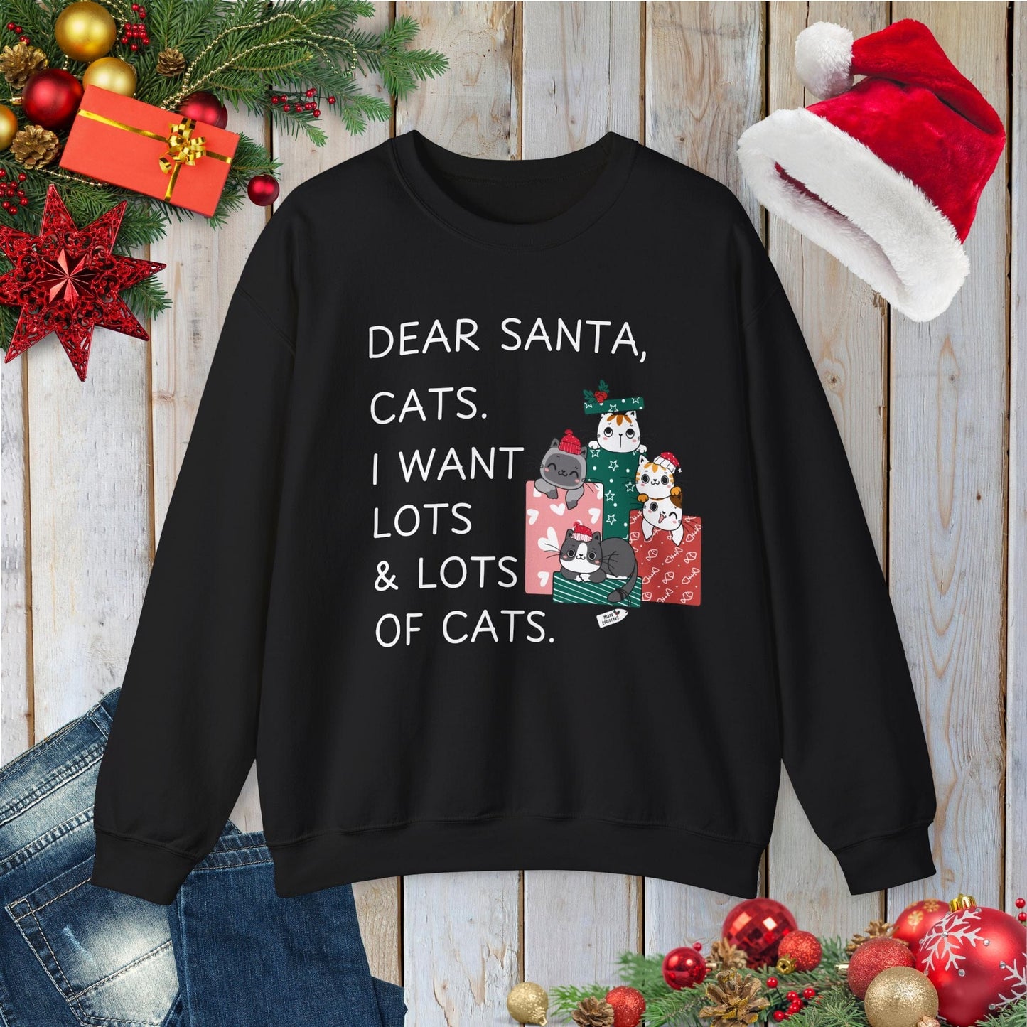 Cats for Christmas Sweatshirt