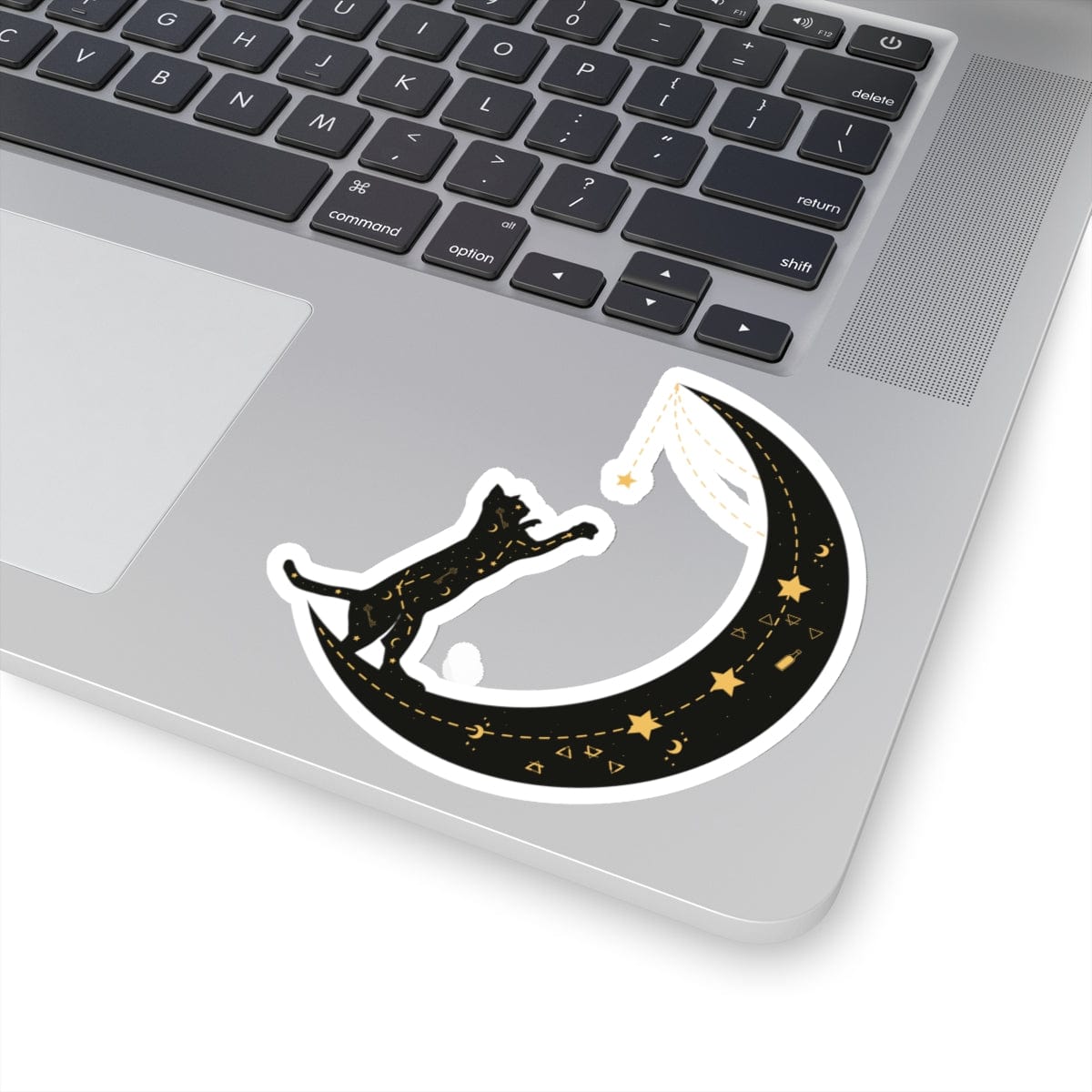 Moonlit Purr Sticker