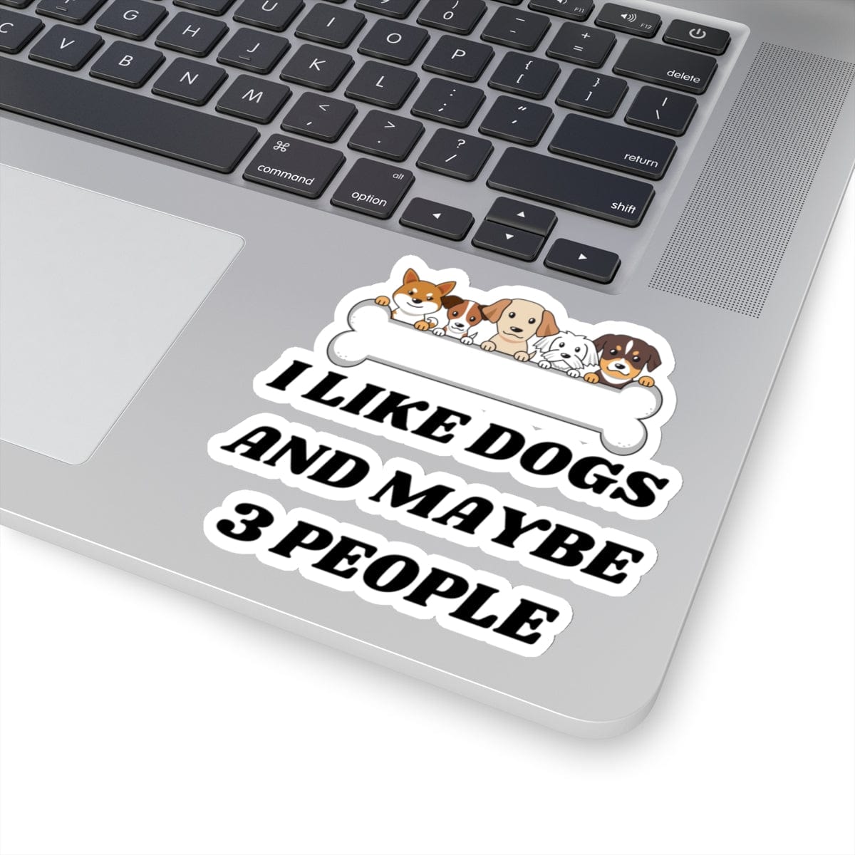 I like Dogs And Maybe 3 People Sticker