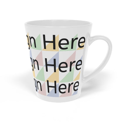 Personalized Latte Mug