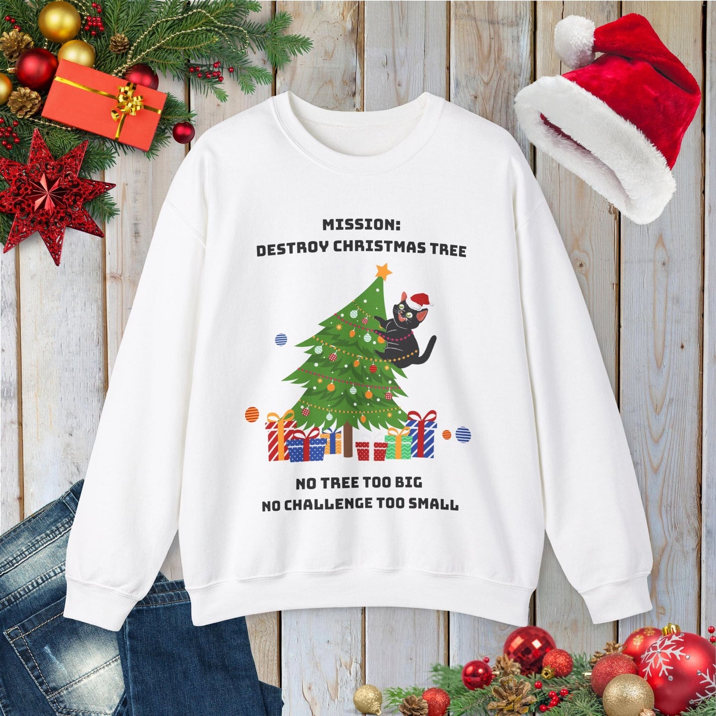 Mission Christmas Tree Sweatshirt