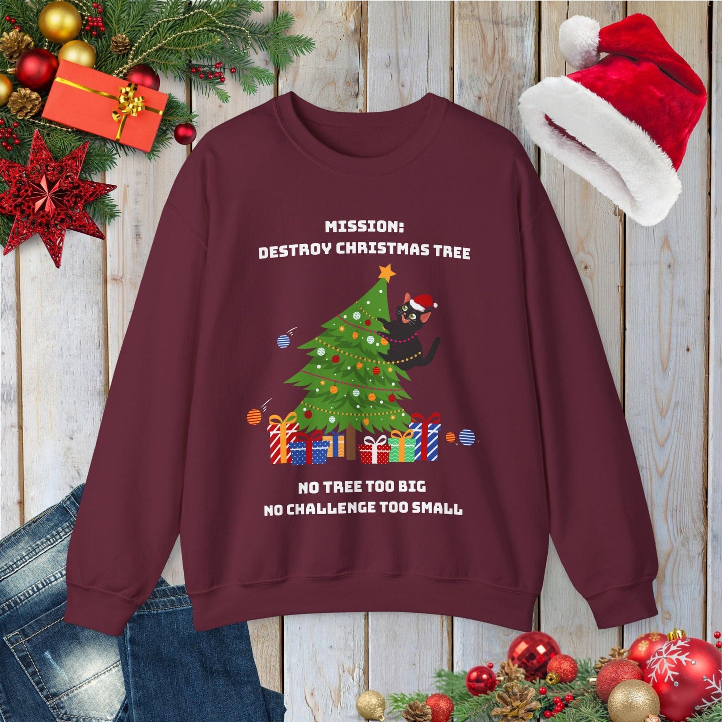 Mission Christmas Tree Sweatshirt