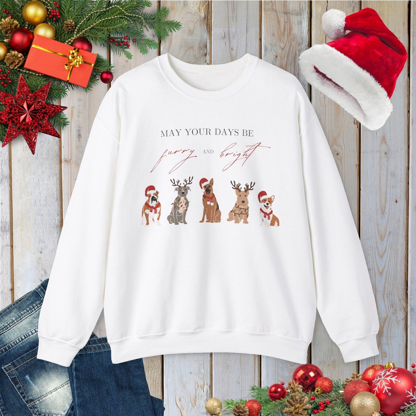 Furry Christmas Sweatshirt