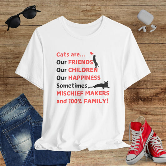 Cats Are Family T-Shirt