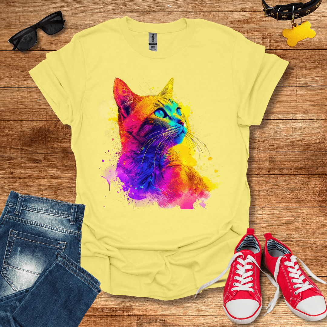 Rainbow Feline T-Shirt