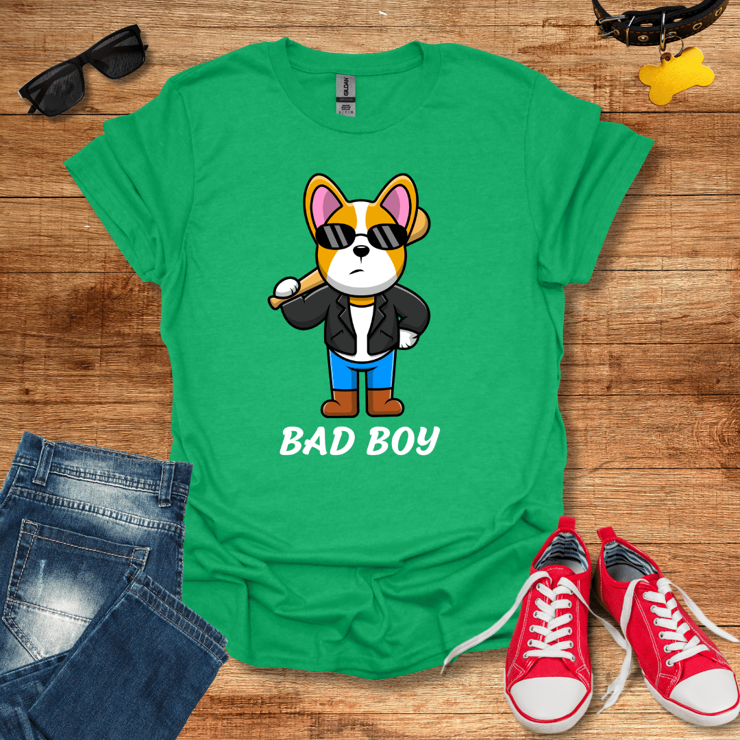 Cute Bad Boy Corgi T-Shirt